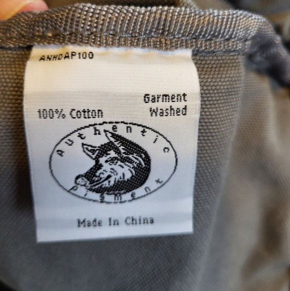 Backpack/Drawstring Bag, cotton, gray. - Picture 3 of 7